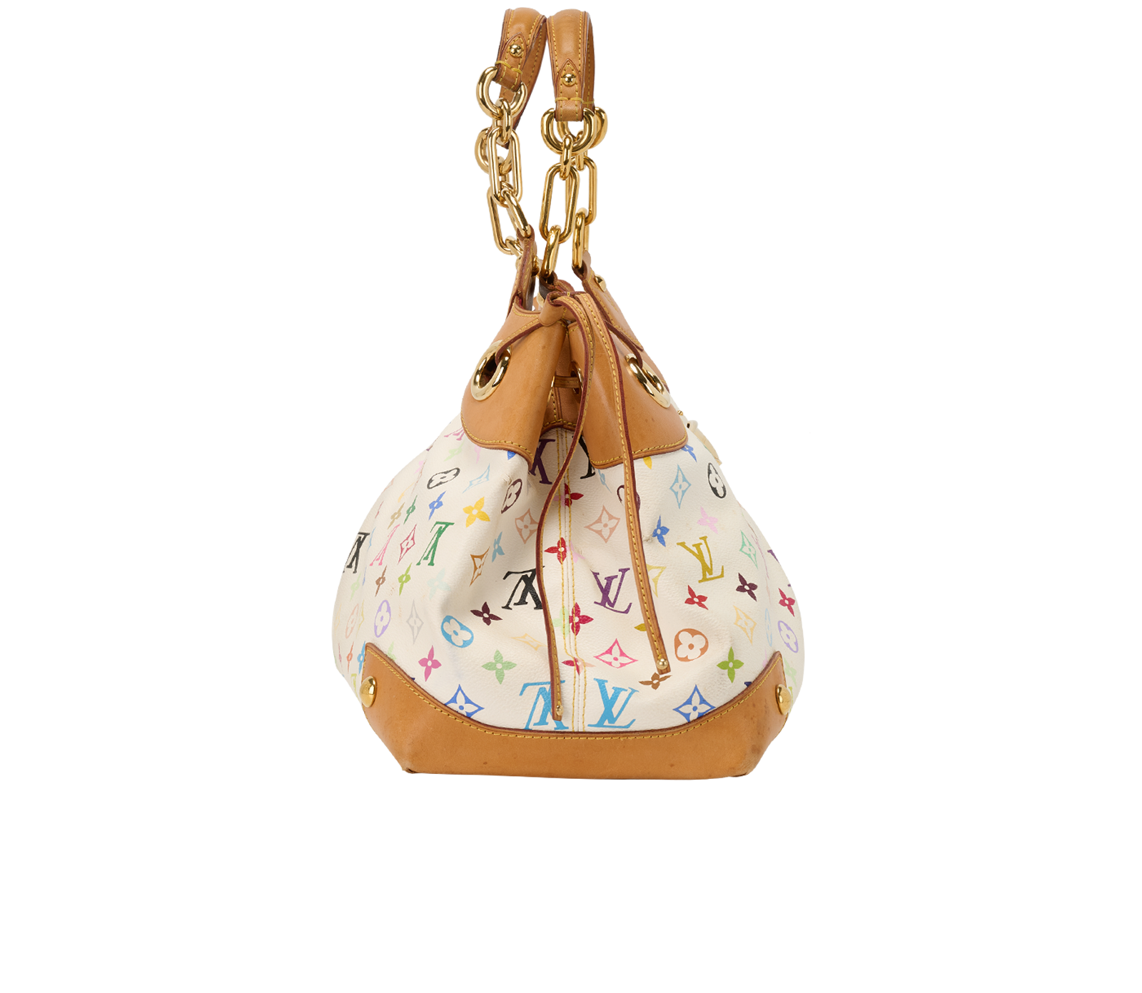 x Murakami Ursula Tote, &pound;595, Handbags, White, Canvas, Side view